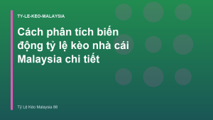 Read more about the article Cách phân tích biến động tỷ lệ kèo nhà cái Malaysia chi tiết